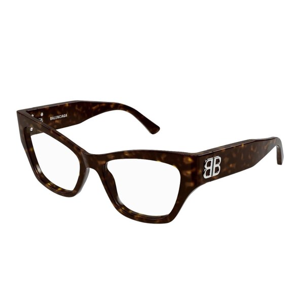 NWT BALENCIAGA SUNGLASSES WOMEN HAVANA BROWN CAT EYE EYEWEAR BALENCIAGA NEW - Picture 1 of 4